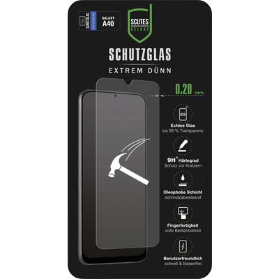 Scutes Deluxe  Screenprotector (glas) Samsung Galaxy A40 1 stuk(s) 96804