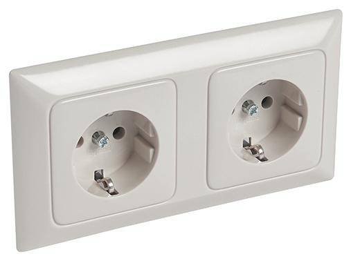 Legrand 252165 Contactdoos Galea / Pro21 Crème-wit 1 stuk(s)