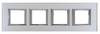 Legrand HA4802M4HVSA Kader Axolute Grijs, Wit 1 stuk(s)