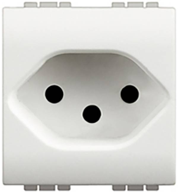 Legrand N4164/13  Contactdoos Living&Light Wit  1 stuk(s)