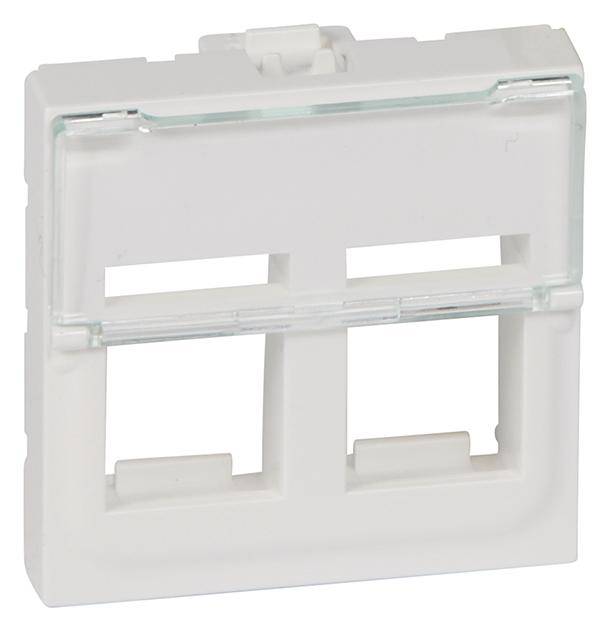 Mosaic keystone adapter 2-voudig 2 modules wit