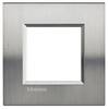 Legrand LNA4802ACS Kader Living&Light RVS 1 stuk(s)