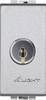 Legrand NT4022C Installatieschakelaar Living&Light Aluminium 1 stuk(s)