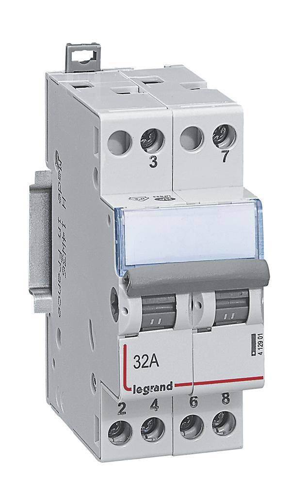 Switch 32 A 2x wisselcontact 400 V Legrand 412901