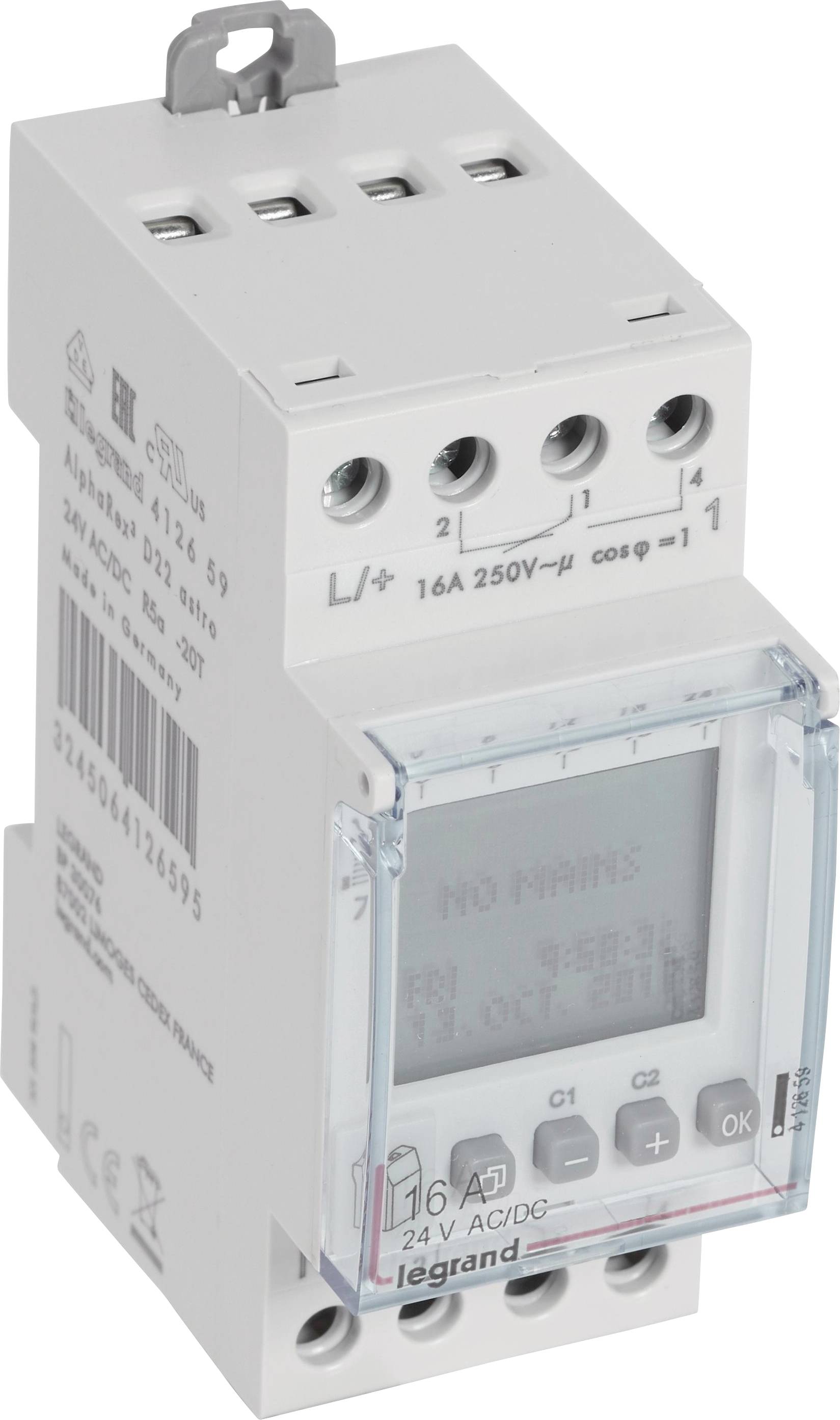 Legrand Legrand 412659 DIN-rail schakelklok Digitaal 24 V