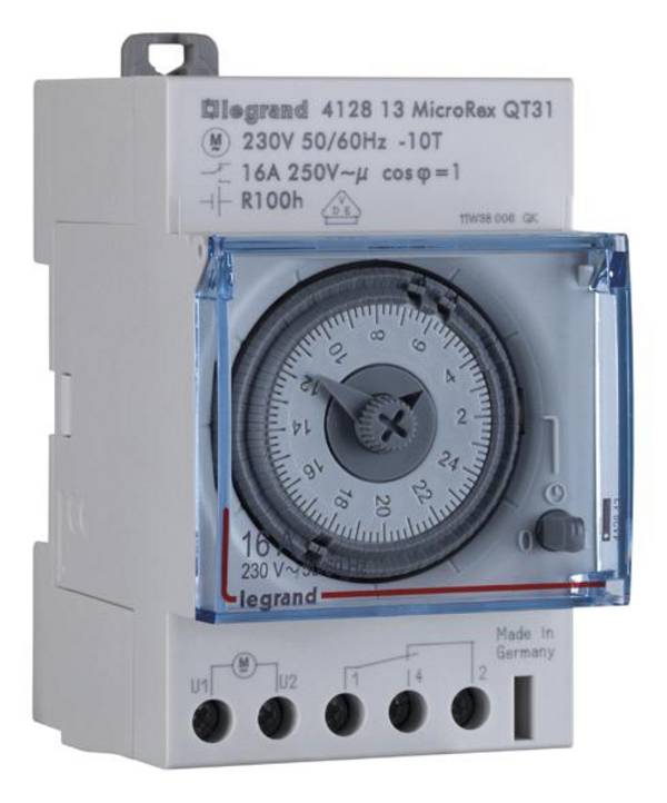 Legrand Legrand 412813 DIN-rail schakelklok Analoog 230 V