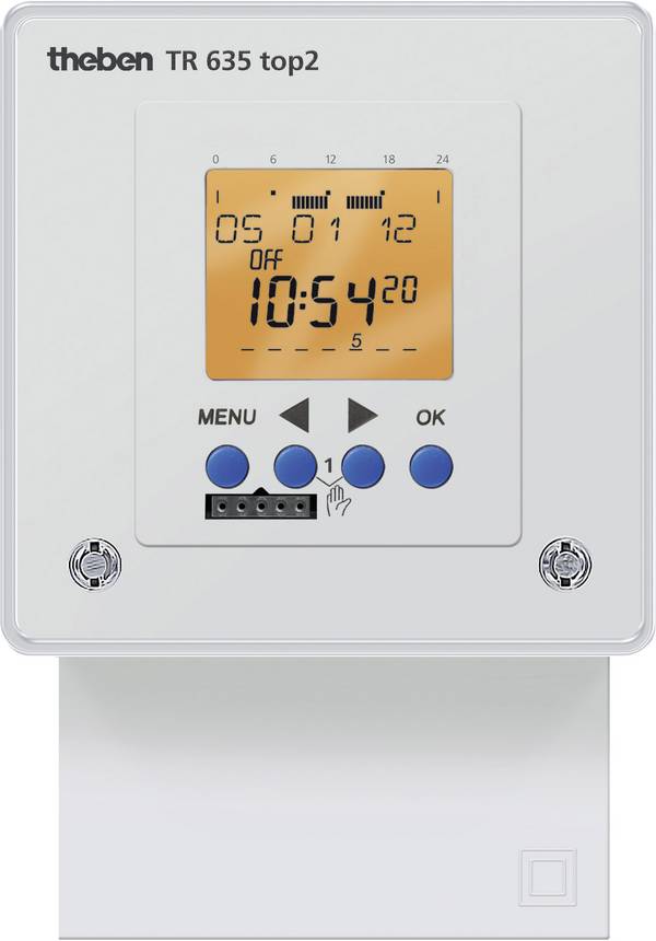 Theben TR 635 top2 Schakelklok Digitaal