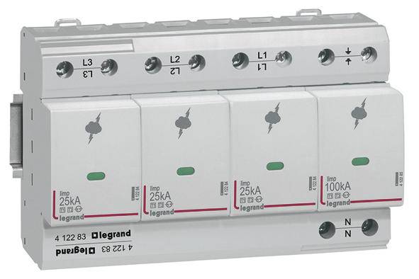 Legrand 412283 Legrand 412283 Combi-afleider 25 kA 1 stuk(s)-0
