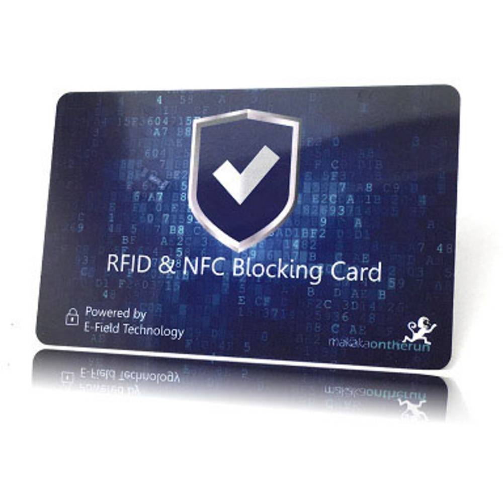 Makaka on the run RFID NFC Blocker-kaart Makaka on the run X000Q75901 1 stuk(s) Blauw