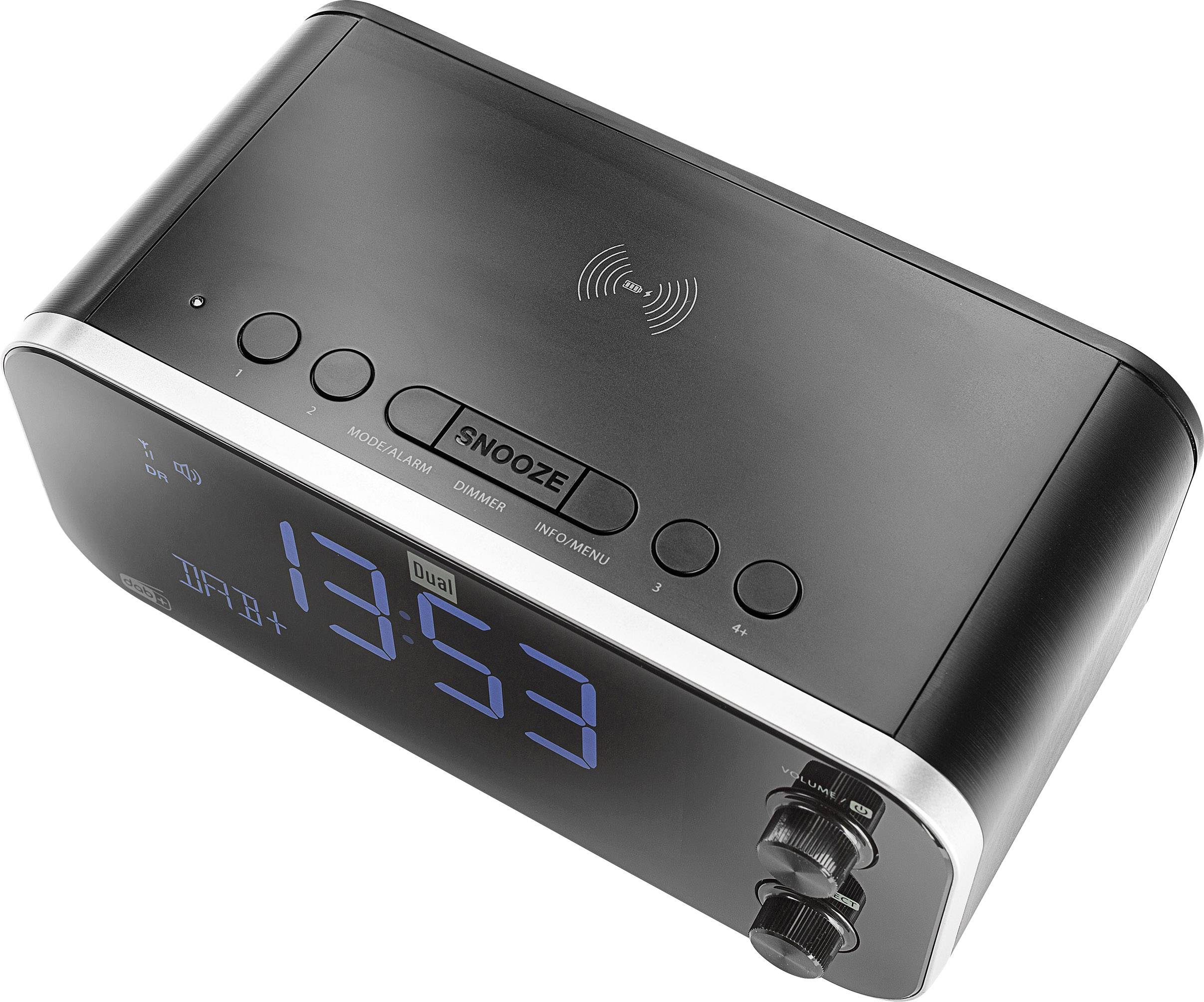 Dual DAB CR 30 Black Bird Wekkerradio DAB+, FM USB Accu laadfunctie