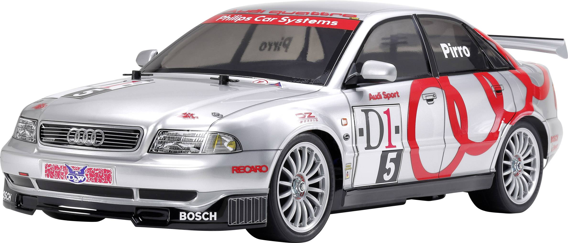 Tamiya 1:10 RC auto Elektro Straatmodel Audi A4 Quattro Brushed 4WD Bouwpakket TT-01E