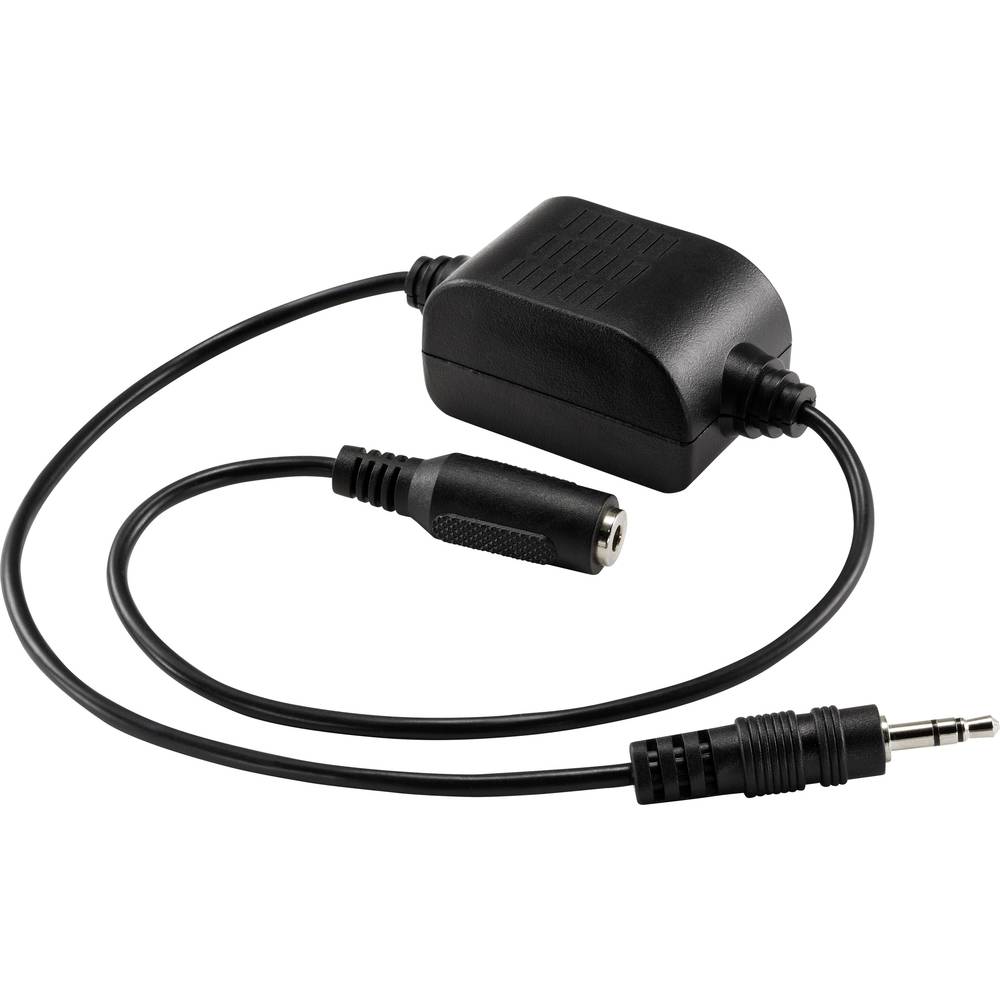 SpeaKa Professional Erdschleifen-Isolator Audio, 2.0 (3.5 mm jackplug) Extender (verlenging) via 2-draads