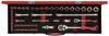 Gedore RED R46004049 3300010 Dopsleutelinzetset 49-delig