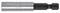 Metalen boor-bit-adapter, geschikt voor gebruik met schroevendraaiers en boormachines, cilindrisch en robuust ontworpen.