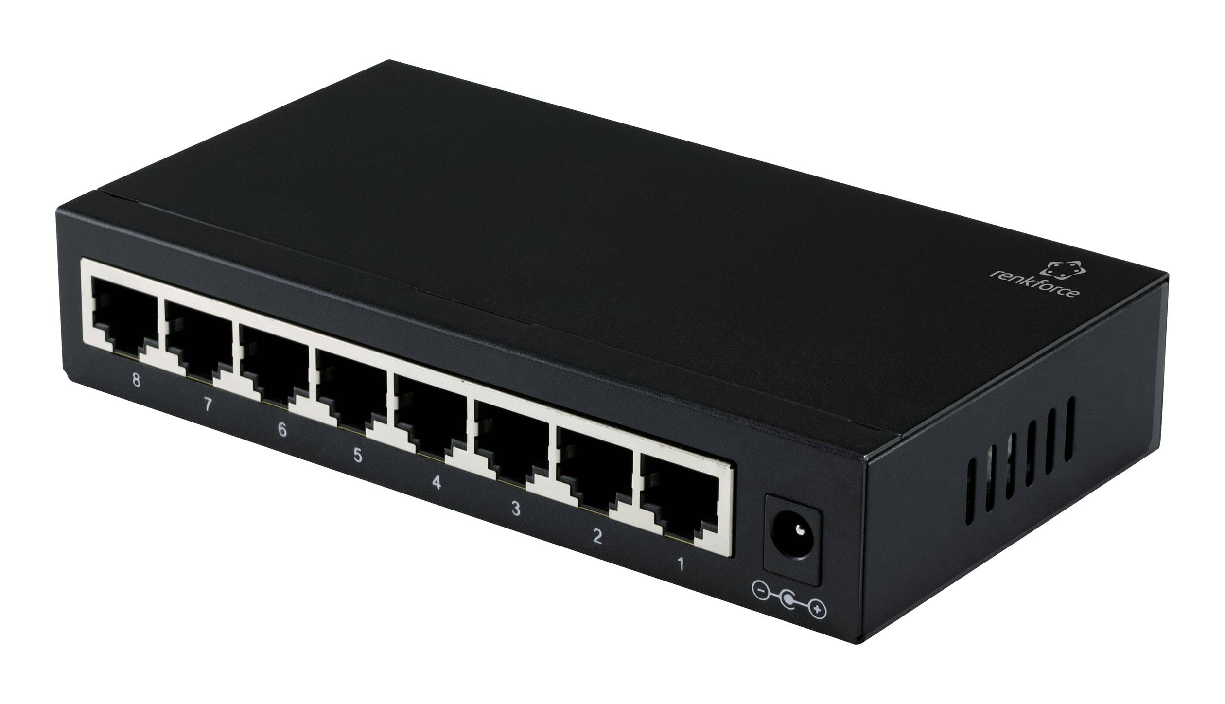 Renkforce Switch 8 poorten PoEfunctie Conrad.nl