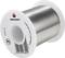 Een rol soldeerdraad van Toolcraft, 0,5 mm diameter, 100 g. De rol toont de barcode en vermelding van loodhaldig materiaal.