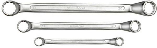 Gedore RED 3300926 R01105008 Dubbele ringsleutelset 8-delig Sleutelbreedte (metrisch) 6 - 22 mm