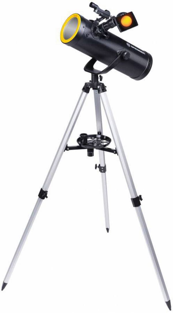 Bresser Optik Solarix 114/500 Spiegeltelescoop Azimutaal Newton Vergroting 20 tot 230 x
