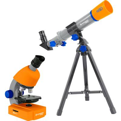 Bresser Optik Junior Teleskop & Mikroskop-Set  Refractor-telescoop Azimutaal Achromatisch Vergroting 20 tot 32 x