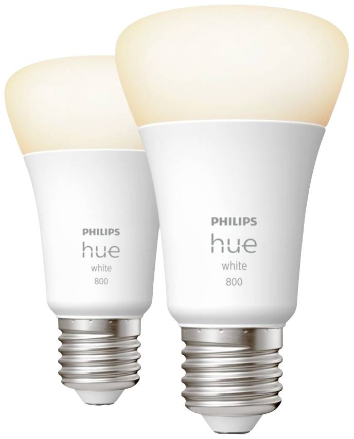 Philips Lighting Hue LED-lamp (2 stuks) 929001821605 Energielabel: F (A - G) White E27 Warmwit Energielabel: F (A - G) kopen Conrad Electronic