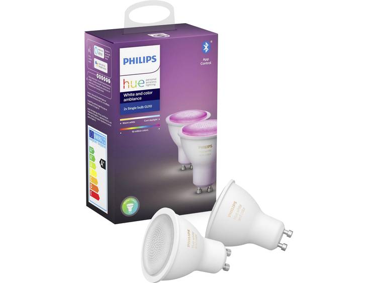 Philips Hue White and Color GU10 Duopack Bluetooth