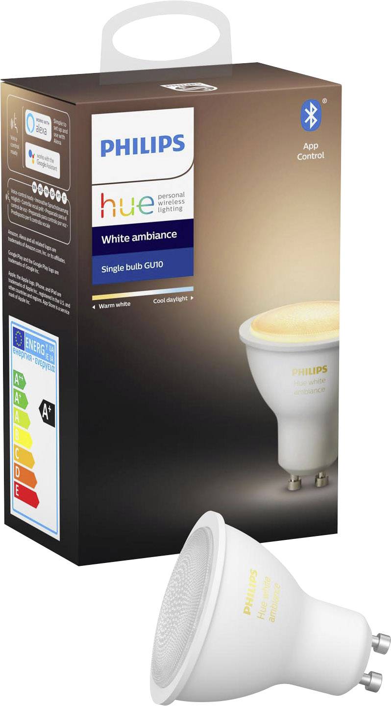 Philips Lighting Hue LEDlamp (los) Energielabel A (A++ E) White