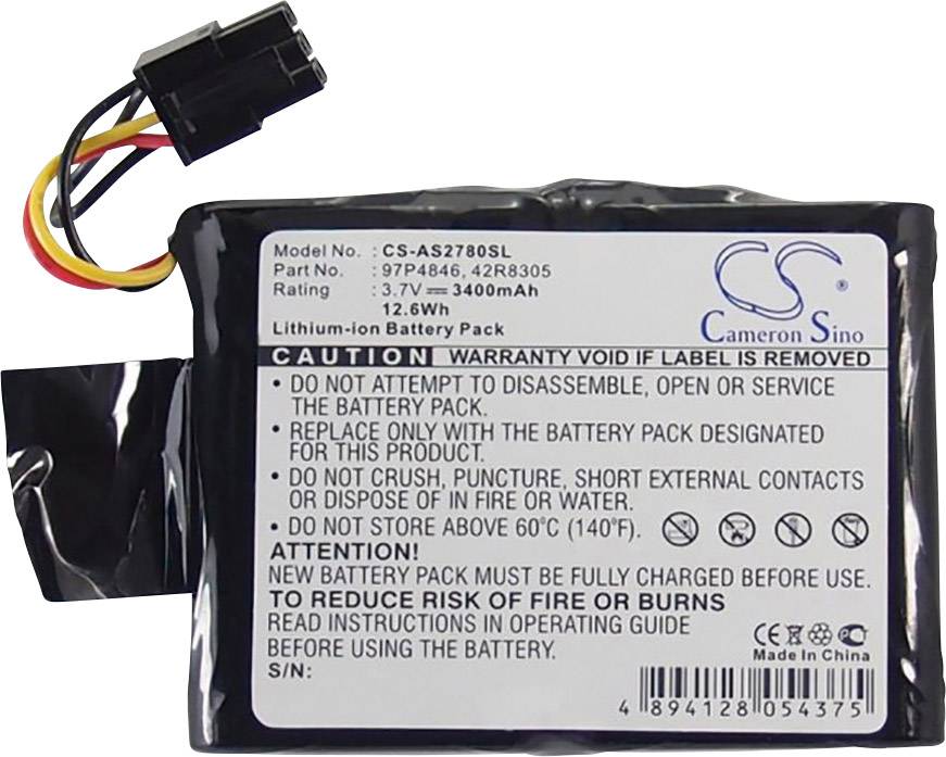CS Cameron Sino Accu voor Raid-Controller 3.7 V 3400 mAh Vervangt originele accu 39J5057, 39J5554, 39J5555, 42R8305, 44V5193, 44V5194, 4Y6773, 74Y9340, 97P4846, CGA-E/212BE, CGA-E212AAT, CGA-E-212AE