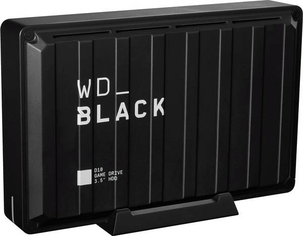 WD Black D10 Game Drive 8 TB  Externe harde schijf (3,5 inch) USB-A 3.2 Gen 1 Zwart WDBA3P0080HBK-EESN