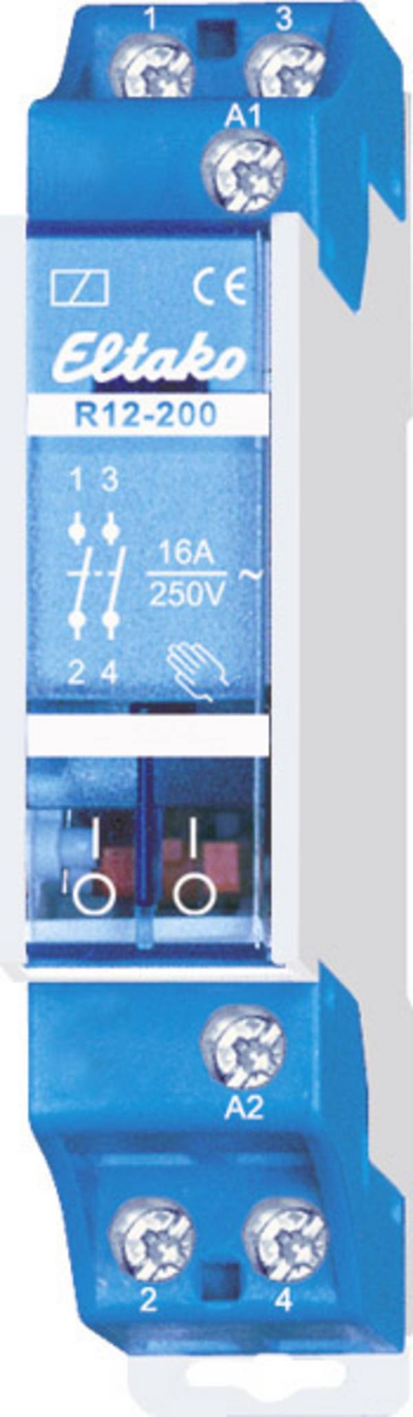 Eltako R12-200-230V Schakelrelais Nominale spanning: 230 V Schakelstroom (max.): 16 A 2x NO  1 stuk(s)
