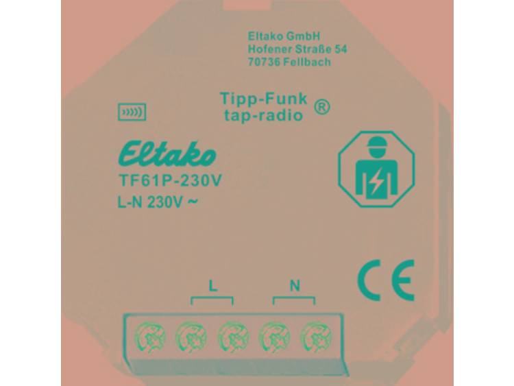 Eltako Draadloze repeater TF61P-230V Inbouw Bereik max. (in het vrije veld) 30 m