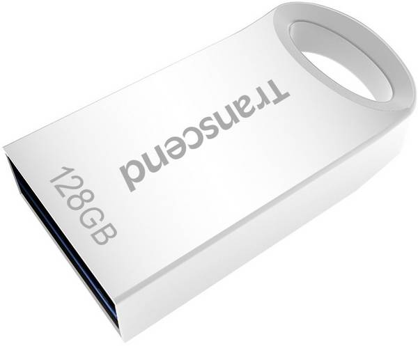 Transcend JetFlash® 710S USB-stick  128 GB Zilver TS128GJF710S USB-A 3.2 Gen 1