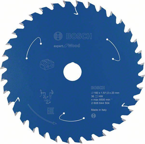 Bosch Accessories Expert for Wood 2608644504 Cirkelzaagblad 160 x 20 mm Aantal tanden: 36 1 stuk(s)