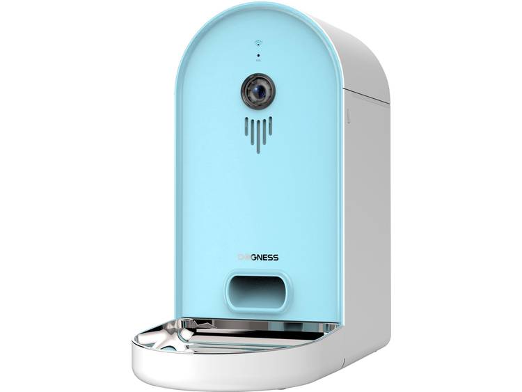Voederautomaat Dogness Smart-Cam-Feeder Turquoise, Wit 1 stuks