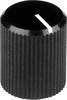Mentor 504.4131 504.4131 Draaiknop Met knopmarkering Zwart (Ø x h) 8 mm x 10 mm 1 stuk(s)