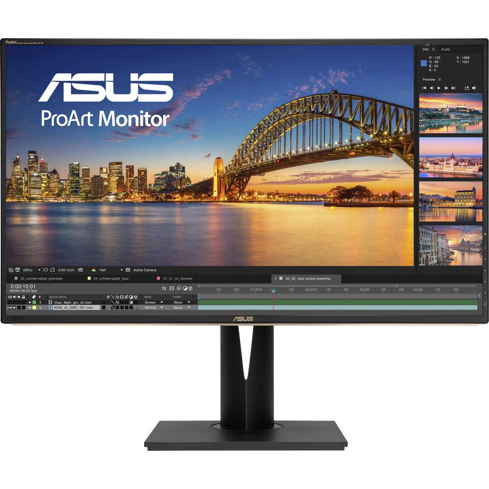 Image of Asus PA329C Monitor LED ERP G (A - G) 81.3 cm (32 pollici) 3840 x 2160 Pixel 16:9 5 ms HDMI ™, DisplayPort, USB-C®, USB 3.2 Gen 1 (USB 3.0), Cuffie (jack da