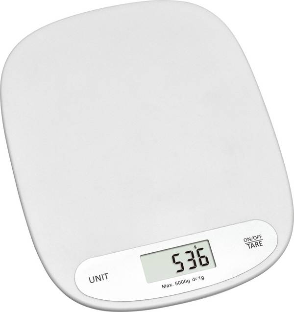 TFA Dostmann 50.2003.02 Keukenweegschaal Digitaal Met wandbevestiging Weegbereik (max.)=5000 g Wit 155 x 200 x 15