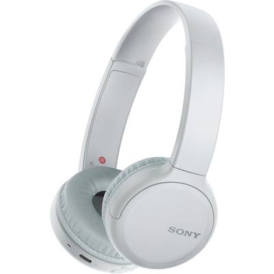 Sony WH-CH510 On Ear koptelefoon   Bluetooth  Wit  Headset, Volumeregeling