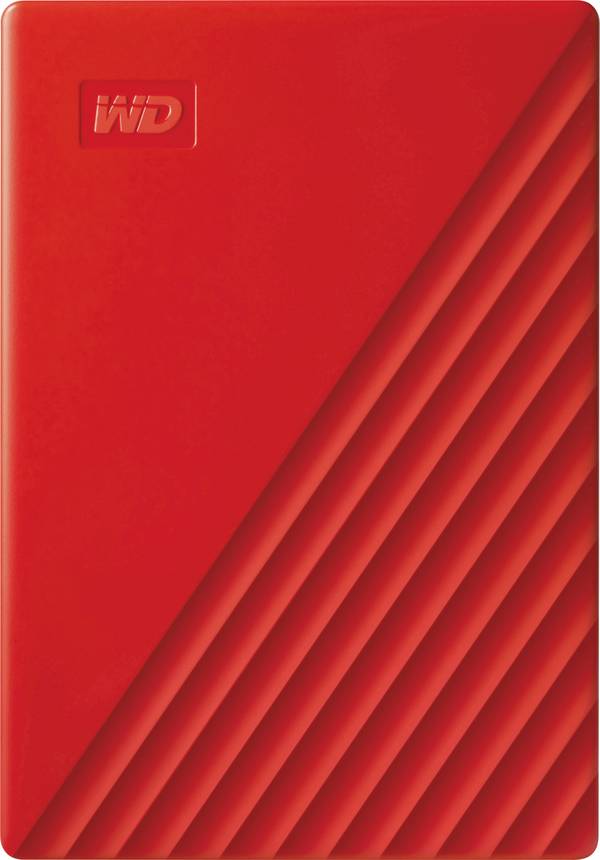 WD My Passport 4 TB  Externe harde schijf (2,5 inch) USB-A 3.2 Gen 1 Rood WDBPKJ0040BRD-WESN
