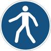 Duurzaam 173106 pictogram Rond Blauw, Wit Kunststoff