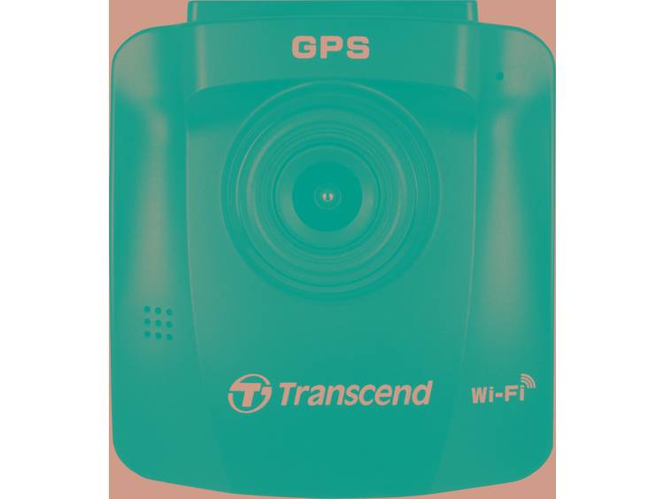 Transcend DrivePro 230 Dashcam met GPS Kijkhoek horizontaal (max.): 130 Â° 12 V Accu, Rijstrookassis