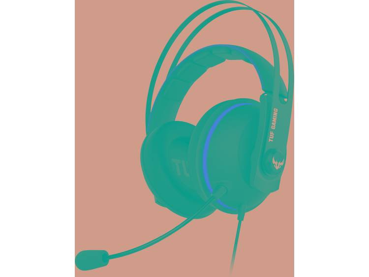 Asus TUF H7 Gaming headset 3.5 mm jackplug Kabelgebonden Over Ear Zwart, Rood