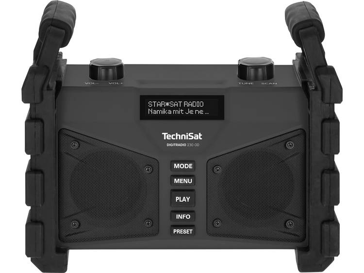 TechniSat DIGITRADIO 230 OD DAB+ Bouwradio AUX, Bluetooth, FM, USB Herlaadbaar, Waterdicht, Spatwate