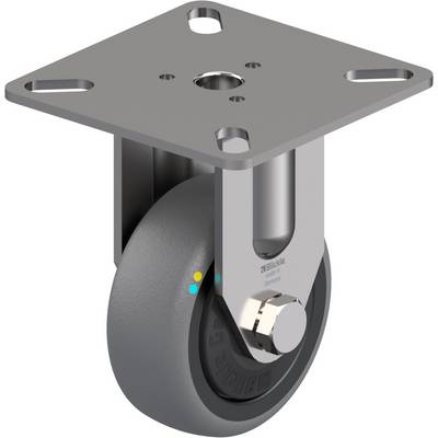 Metalen stuurwiel met bevestigingsplaat. Het wiel, de houder en de draaiende as zijn zichtbaar, klaar voor montage.