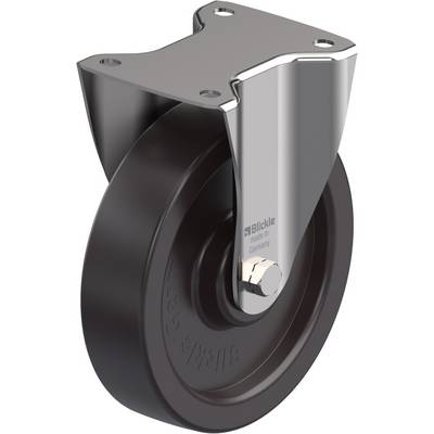 Industriële stuurwiel met een robuste metalen behuizing en zwart kunststof wiel. Geschikt voor zware lasten en multifunctionele toepassingen.