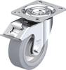 Blickle L-ALEV 100K-FI-SG Zwenkwiel met rem Wieldiameter: 100 mm Draagvermogen (max.): 200 kg 1 stuk(s)
