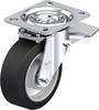 Blickle L-ALEV 100K-ST Zwenkwiel met rem Wieldiameter: 100 mm Draagvermogen (max.): 200 kg 1 stuk(s)