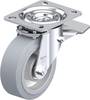 Blickle L-ALEV 100K-ST-SG Zwenkwiel met rem Wieldiameter: 100 mm Draagvermogen (max.): 200 kg 1 stuk(s)