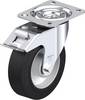 Blickle L-ALEV 125K-FI Zwenkwiel met rem Wieldiameter: 125 mm Draagvermogen (max.): 250 kg 1 stuk(s)