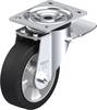 Blickle L-ALEV 150K-ST Zwenkwiel met rem Wieldiameter: 150 mm Draagvermogen (max.): 400 kg 1 stuk(s)