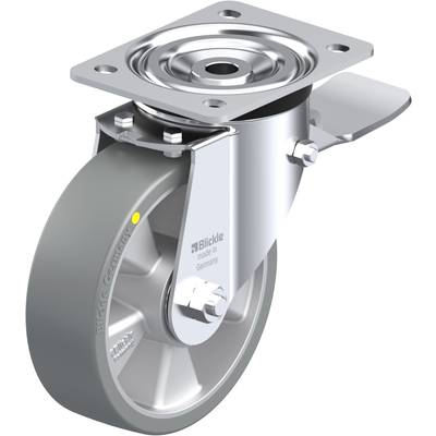 Blickle L-ALTH 160K-ST-AS Zwenkwiel met rem Wieldiameter: 160 mm Draagvermogen (max.): 400 kg 1 stuk(s)